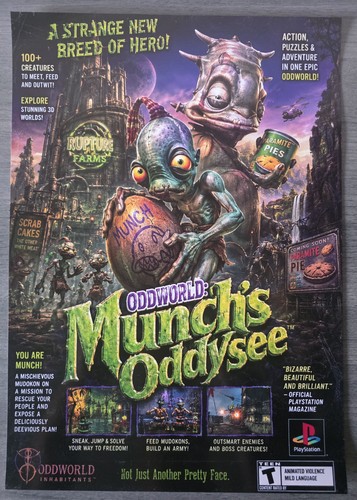 Poster oddworld munch - oddworld, munch's